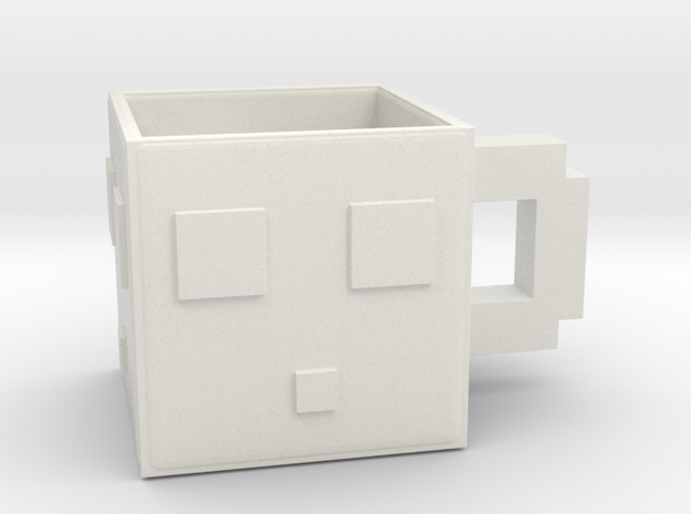 Minecraft Slime Mug 6.5 Cm in White Natural Versatile Plastic