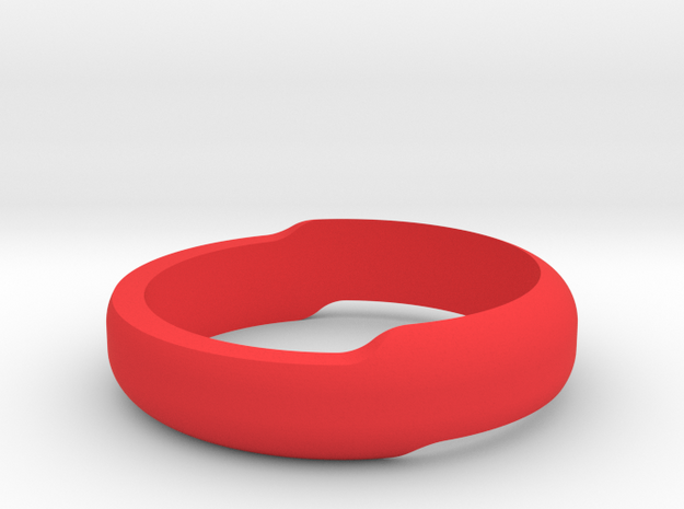 Minimal Bracelet (Small) in Red Processed Versatile Plastic