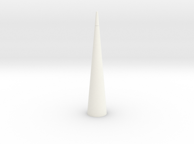 Nike Smoke Nose Cone for T-35mm Pt2 in White Processed Versatile Plastic