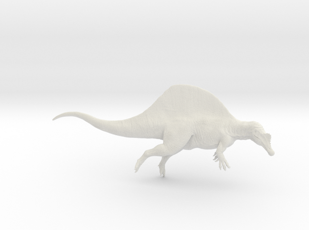 Dinosaur Spinosaurus 1:40 swimming in White Natural Versatile Plastic