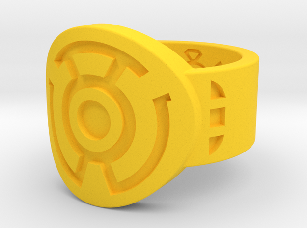 Sinestro Wing Variant FF (Sz's 5-15) in Yellow Processed Versatile Plastic