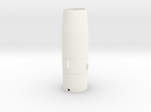 Black Brant lll Nose Cone BT55  PT1 in White Processed Versatile Plastic
