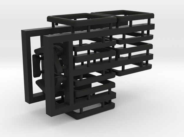 Tiles for the Multi-Gear Cube Kit in Black Natural Versatile Plastic