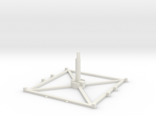 Stand Large x1 3.0 in White Natural Versatile Plastic