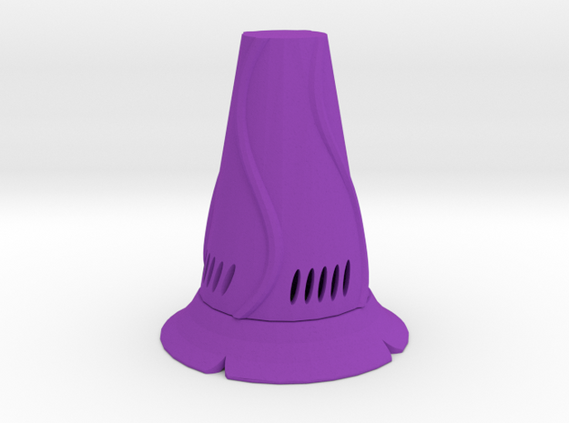 Vase mini in Purple Processed Versatile Plastic