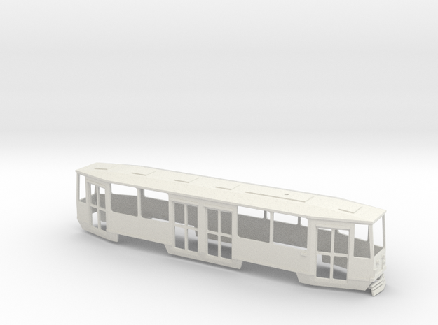 Konstal 105Na Triebwagen Krakau in White Natural Versatile Plastic