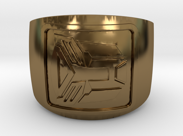 Autobot Ring in Polished Bronze