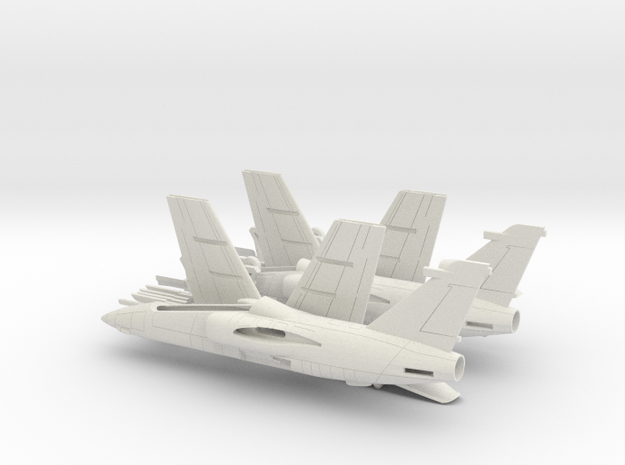 001Q AMX 1/72 - Single and Double seats in White Natural Versatile Plastic