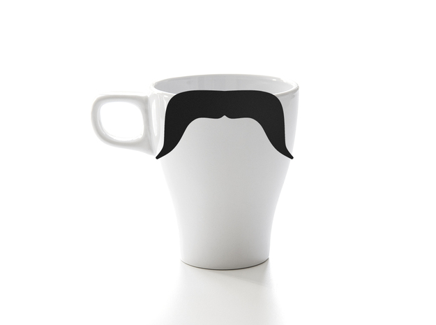 Mug & glass accessories Mustache 10 in Black Natural Versatile Plastic