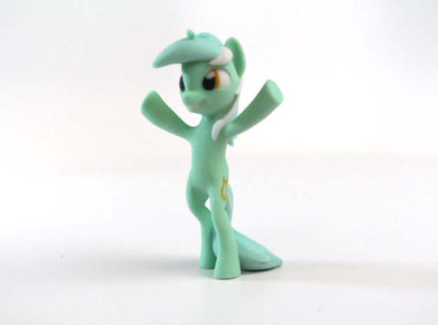 My Little Pony - Lyra Heartstrings (≈90mm tall) in Full Color Sandstone