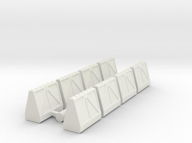 Cargo Pods 1 in White Natural Versatile Plastic