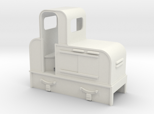 O9 early Jung diesel loco  in White Natural Versatile Plastic