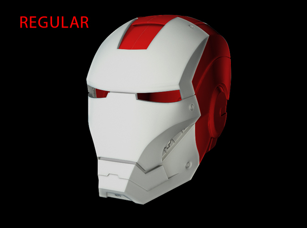 Iron Man Helmet Head (Regular) Part 1 of 3