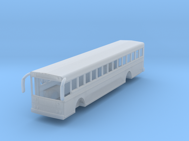 N scale 1:160 Thomas Saf-T-Liner HDX school bus in Tan Fine Detail Plastic