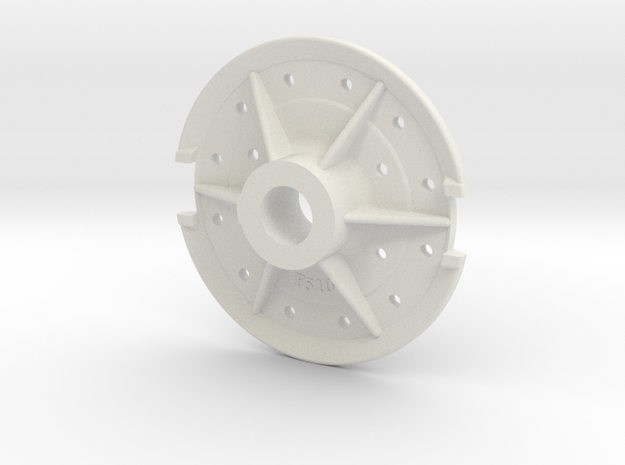Climax Gear Hub 510 - 1-8th Scale in White Natural Versatile Plastic