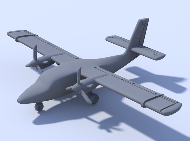 500 - Twin Otter - Solid in Smooth Fine Detail Plastic