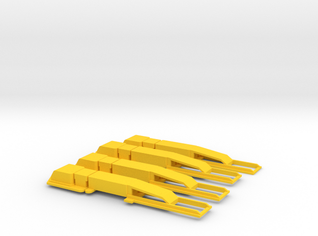 O Gauge AWS Magnets in Yellow Processed Versatile Plastic