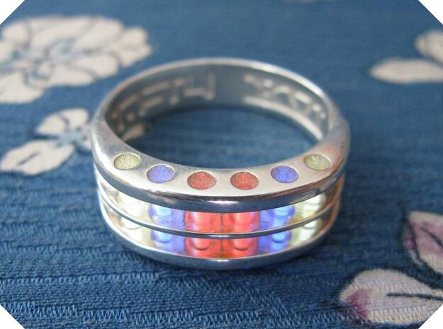 US14 Ring XVI: Tritium in Polished Silver