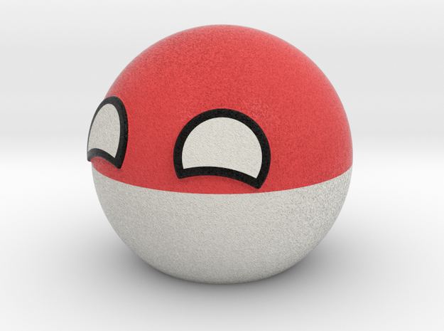 Polandball in Full Color Sandstone