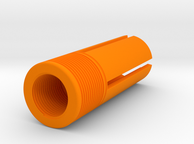 Orange Tip 55 mm Length 14mm Screw Diameter CCW in Orange Processed Versatile Plastic