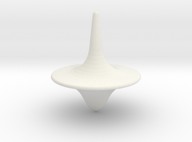 Totem Inception SpinningTop in White Natural Versatile Plastic