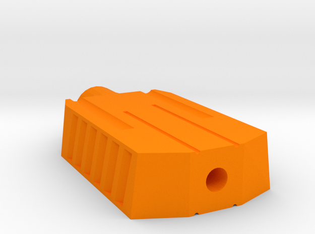 Tanko Airsoft Muzzle Suppressor (14mm Self-Cutting in Orange Processed Versatile Plastic