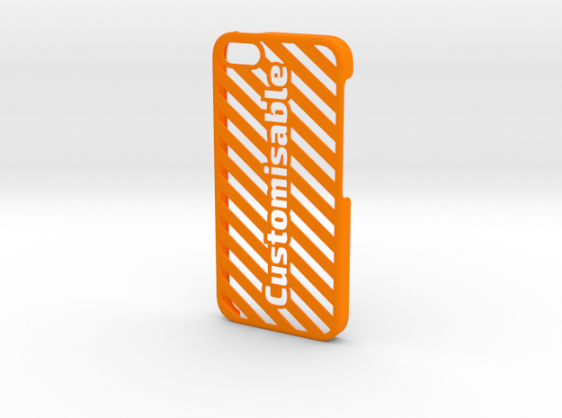 iPhone 5 Case - Customizable in Orange Processed Versatile Plastic