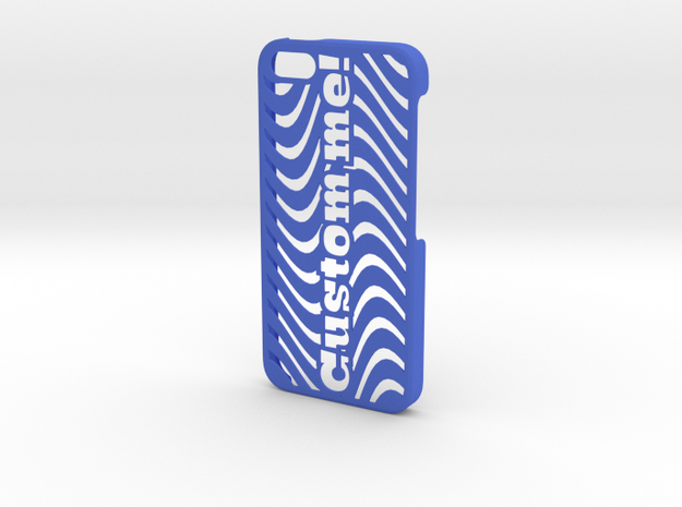 iPhone 5 Case - Customizable in Blue Processed Versatile Plastic