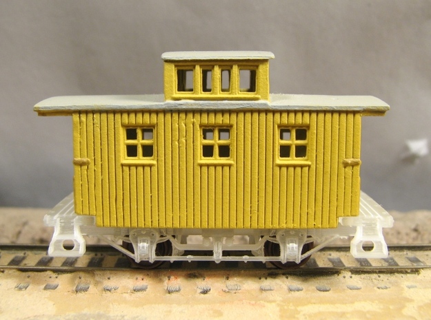 R24b New N Chassis for Bachmann Bobber Caboose x2