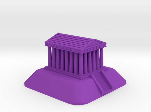 Temple in Purple Processed Versatile Plastic