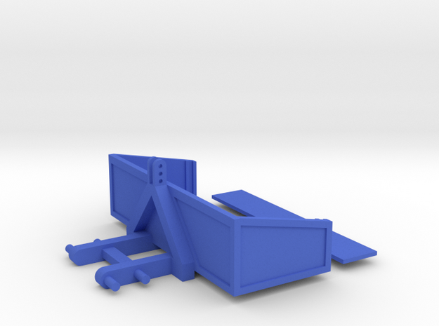 Transport Bucket 1/32 Model in Blue Processed Versatile Plastic