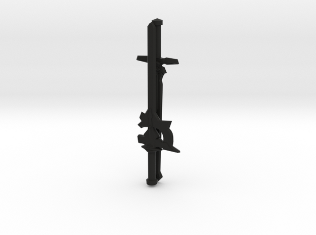 Kirito's Dual Swords in Black Natural Versatile Plastic