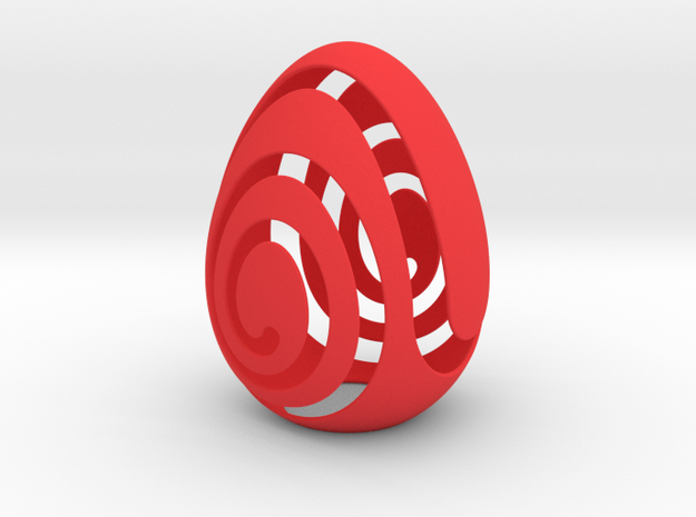 EggShell in Red Processed Versatile Plastic