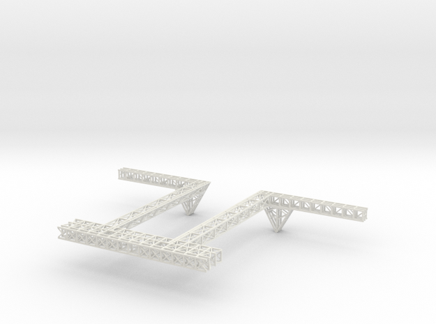Stern Deck Upper Central V0.5 in White Natural Versatile Plastic