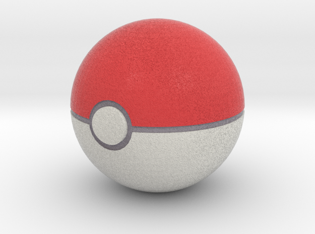 Pokeball in Full Color Sandstone
