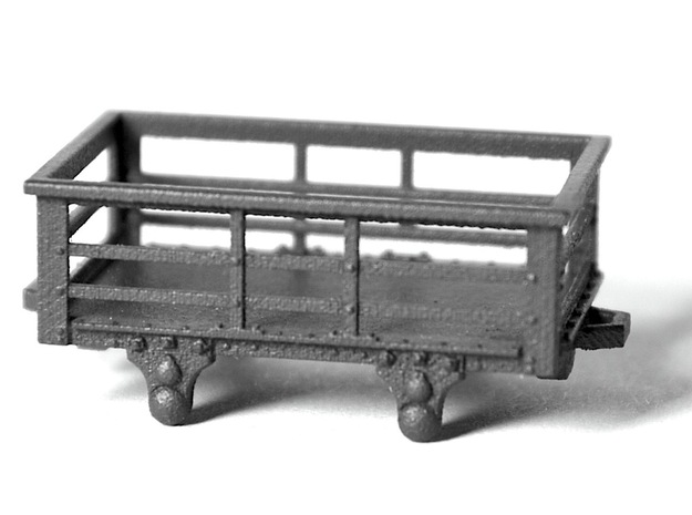 5x FR type 2t Slate Wagons (009) in Smooth Fine Detail Plastic