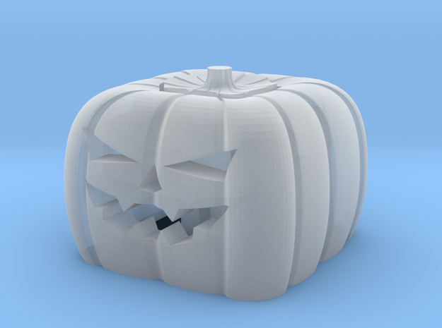 Pumpkin Keycap — Plastic & Resin in Smooth Fine Detail Plastic
