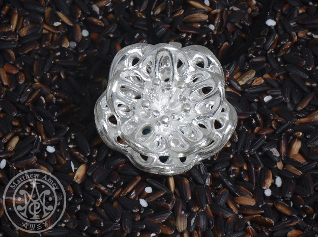 Blossom #1 in Polished Silver