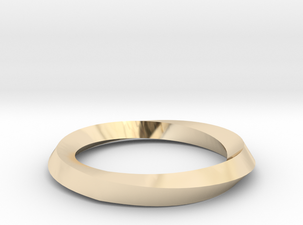 Mobius Wedding Ring-Size 5, multiple sizes listed in 14K Yellow Gold
