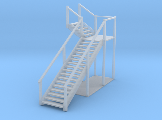Bagby Hotel Stairs in Tan Fine Detail Plastic