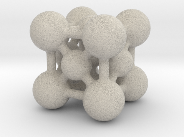 Perovskite (ABO3) Crystal Structure (5cm) in Natural Sandstone