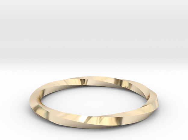 Nurbs Wedding Ring--Size 7.75 in 14K Yellow Gold