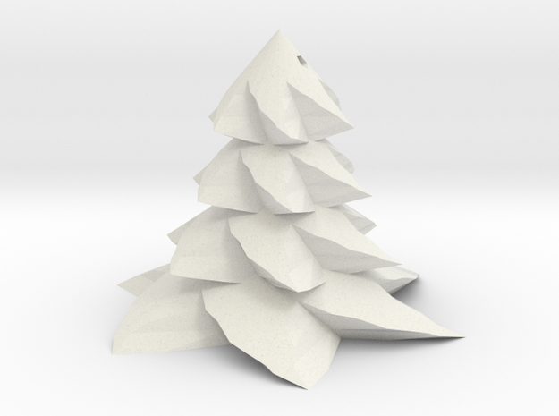 Christmas tree - Sapin De Noel in White Natural Versatile Plastic
