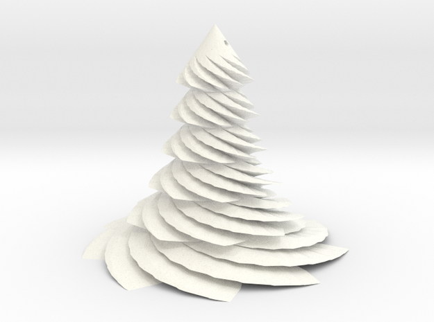 Christmas tree - Sapin De Noel 80-6-9-5 in White Processed Versatile Plastic