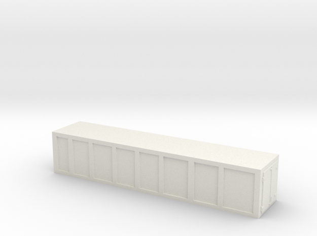 Container 1/220 Z scale in White Natural Versatile Plastic