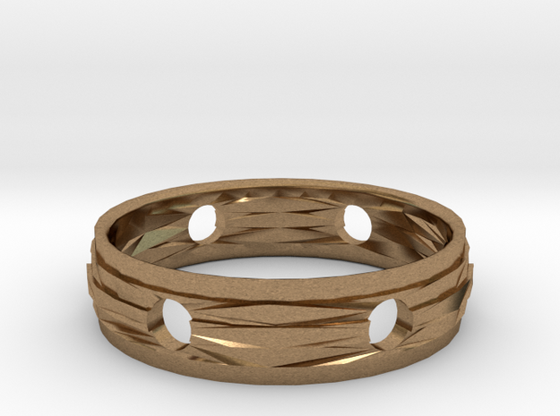 Ring18(18mm) in Natural Brass