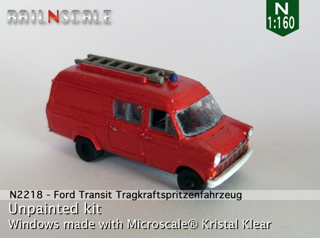 Ford Transit TSF (N 1:160) in Tan Fine Detail Plastic