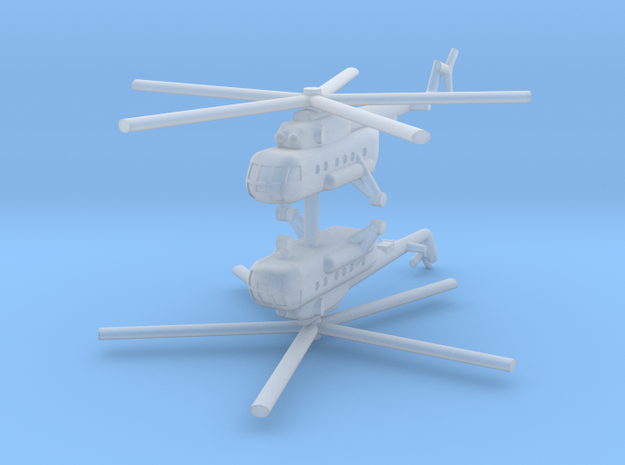 1/285 Mil Mi-17 Hip (x2) in Tan Fine Detail Plastic