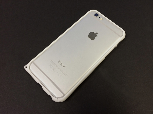 Bumper for iPhone6 4.7inch  in White Natural Versatile Plastic