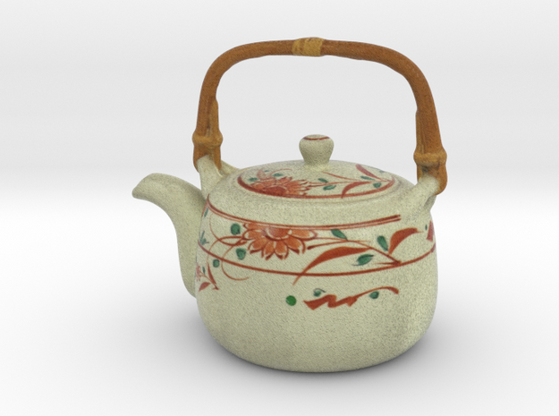 The Asian Teapot-2 in Full Color Sandstone